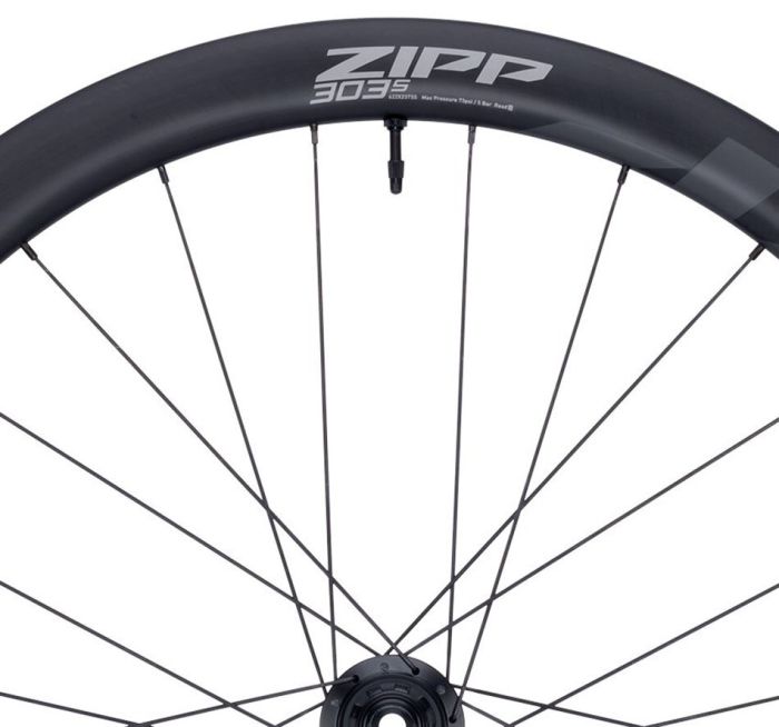 Wheel ZIPP 303 S Carbon Tubeless Disc Brake Center Locking 700c Rear 24Spokes XDR 12x142mm Standard Graphic A1