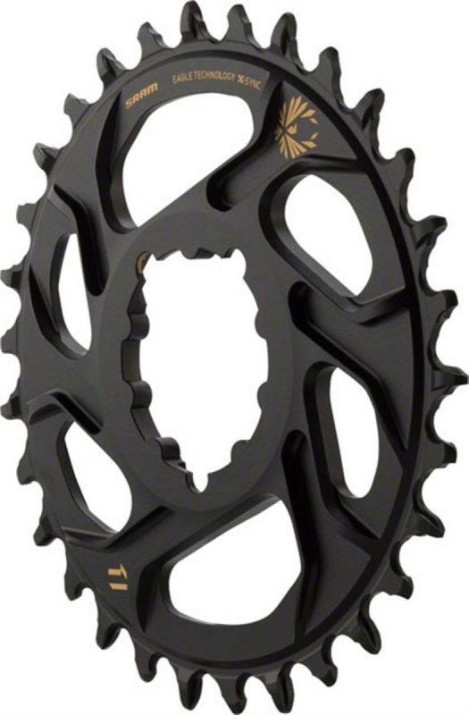 SRAM Chainring X-SYNC EAGLE 30T DM 6mm offset Black Gold 11.6218.030.100