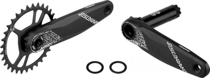 TRUVATIV Crankset Descendant 6K Eagle Boost 148 DUB 12sp 170mm 32t X-SYNC 2 Black 00.6118.532.003