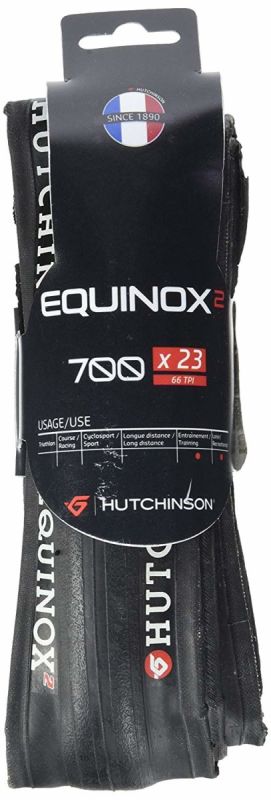 Tire Hutchinson Equinox2 700X23 TS TT black and silver