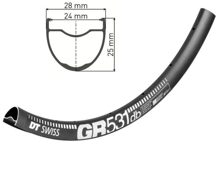 Rim DT SWISS GR531 29 "28H