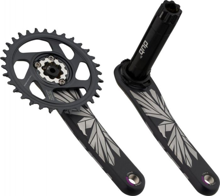 SRAM Crankset X01 Eagle Superboost+ DUB 12sp 175mm DM 32T X-SYNC2 Lunar Polar 00.6118.603.006