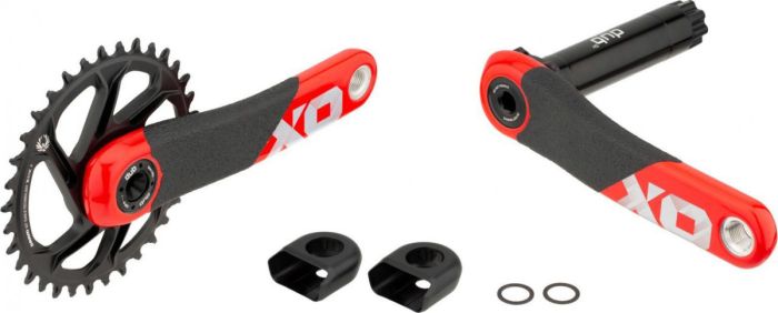 Crankset Sram X01 DH DUB 34T 165mm 10-11 Speed ??Black Red 00.6118.604.000