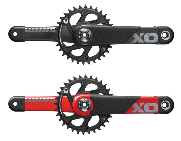 Crankset Sram X01 DH DUB 34T 165mm 10-11 Speed ??Black Red 00.6118.604.000