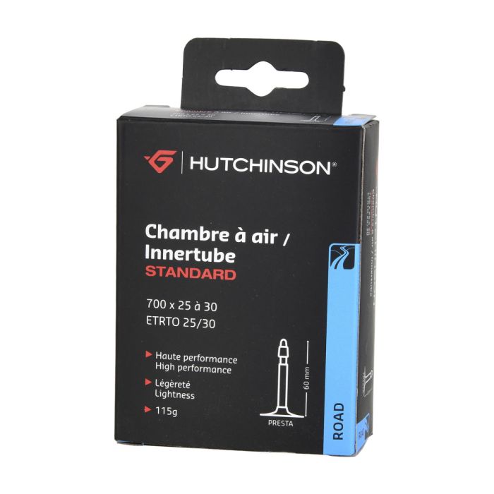 Bicycle inner tube Hutchinson 700x25/30C Presta 60mm