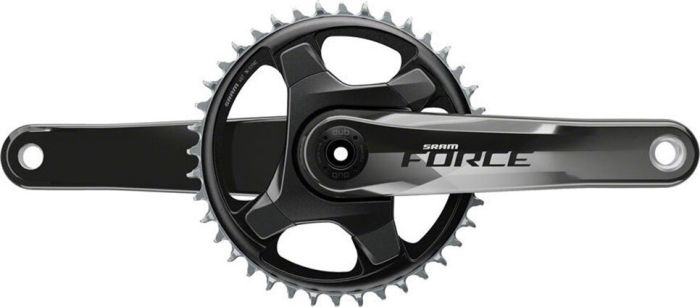 SRAM Crankset Force 1 D1 24mm 172.5mm 46T Gloss Black 00.6118.567.038