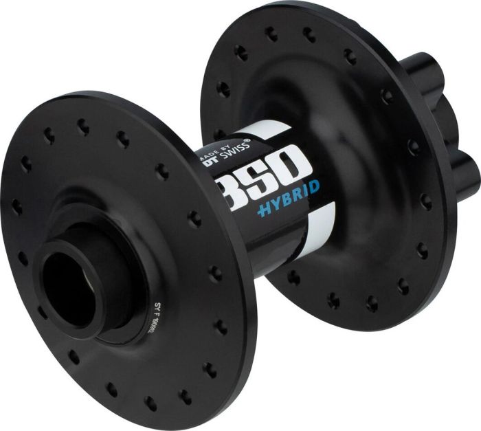 DT SWISS HYBRID Front Hub 350 15x100 6 bolt 36H Black H350ADIXR36SA4068S