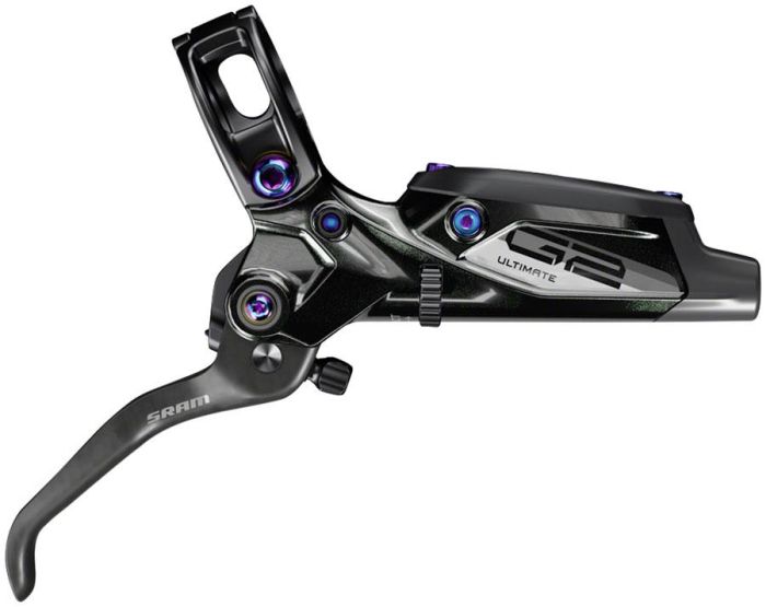 Hydraulic disc brakes SRAM G2 Ultimate Gloss Black Front 950mm Hose Rainbow 00.5018.120.004