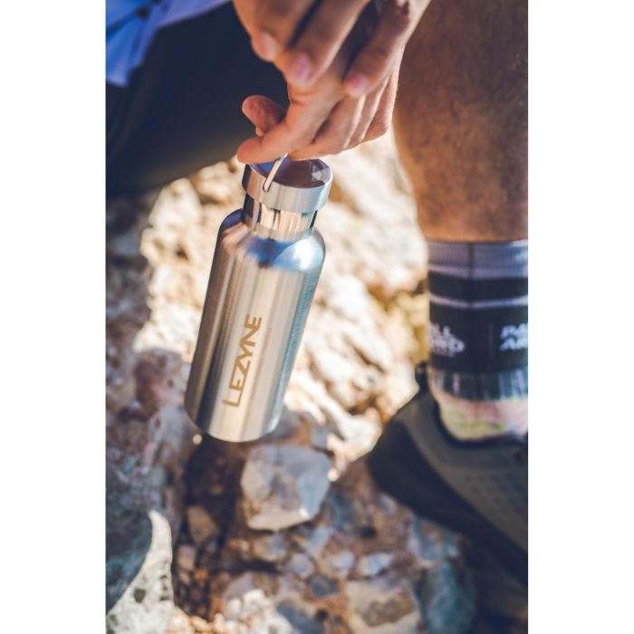 Flask Lezyne CLASSIC STAINLESS BOTTLE Metal