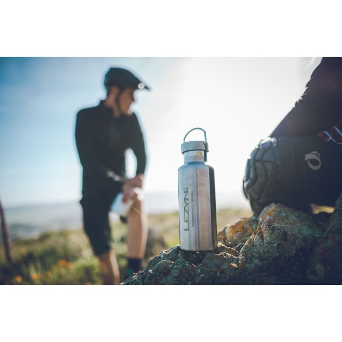 Flask Lezyne CLASSIC STAINLESS BOTTLE Metal