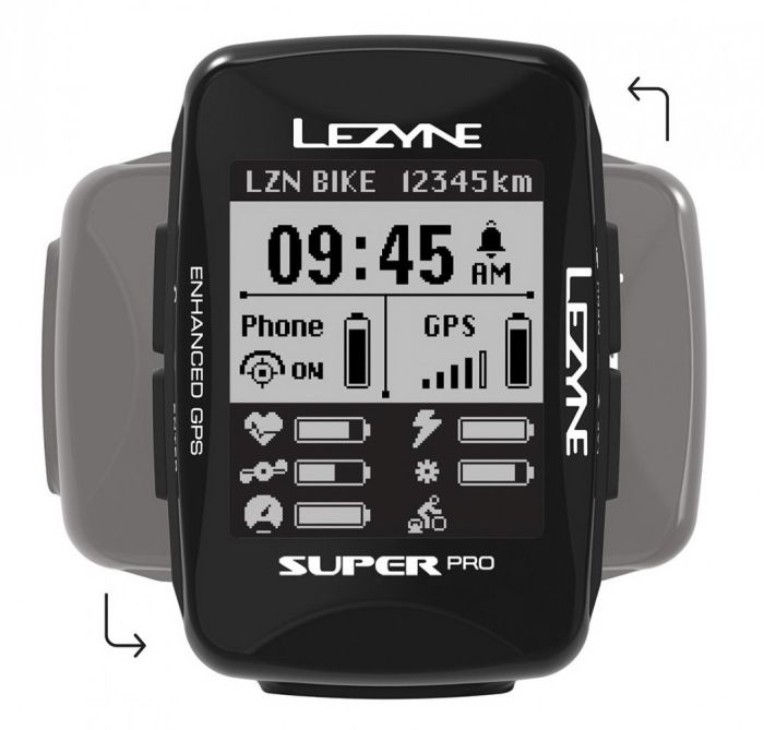 Cycling computer Lezyne Super PRO GPS Smart Loaded