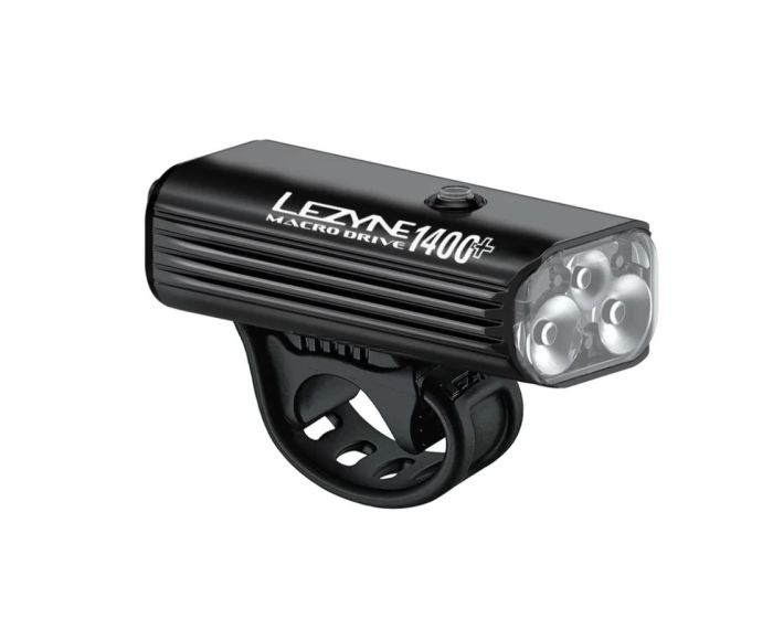 LEZYNE Front Light MACRO DRIVE 1400+ USB-C Black Matt