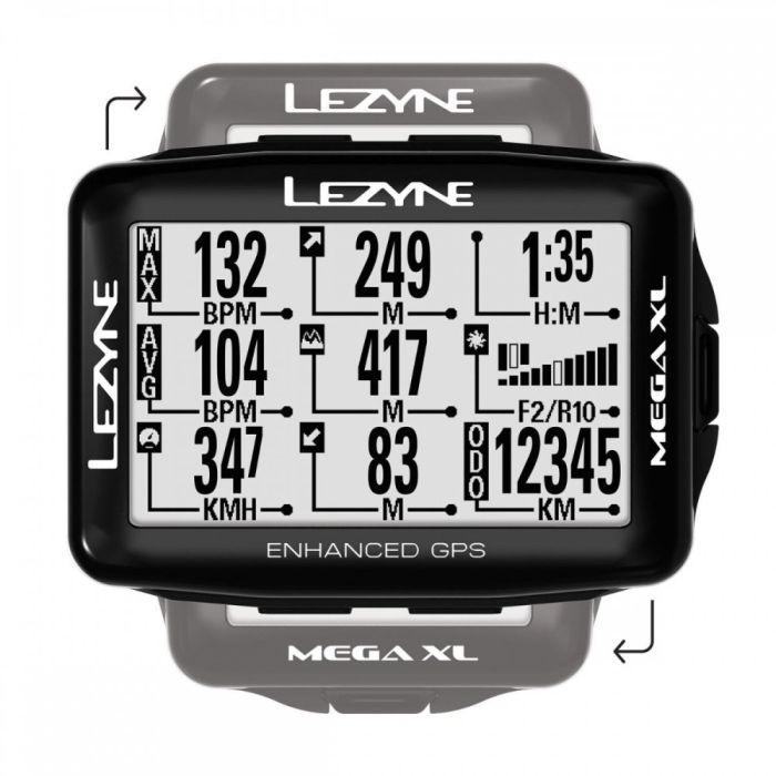 Cycling computer Lezyne Mega XL GPS Smart Loaded