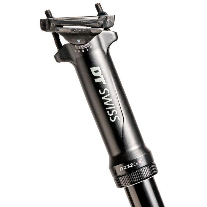 DT SWISS Dropper Seatpost D232 One 27.2 60mm 400mm Carbon L1 Trigger Matchmaker Black D232ODKAAECA35549S