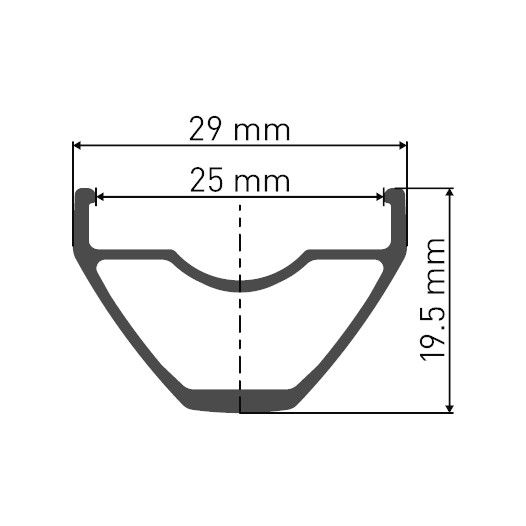 DT SWISS X 1900 SPLINE Front Wheel 29 25mm Clincher Centerlock 15x110mm W0X1900BEIXSA18788