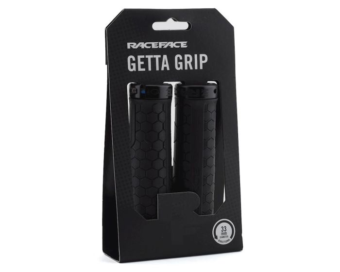 RACEFACE Getta Grip Lock-On Grips 33mm Black Black GP20GETTA33BLKBLK