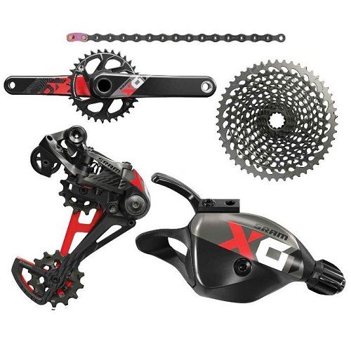 Grupset transmission SRAM X01 EAGLE 12sp DUB 170 BOOST GROUPSET Red 00.7918.074.002