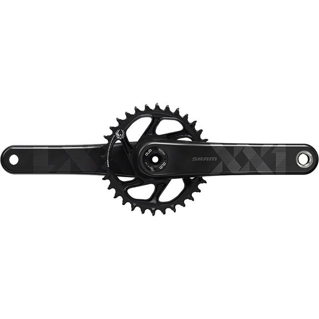 SRAM XX1 Eagle DM DUB Fat Bike Carbon Crankset 175mm 30T Black 00.6118.526.010