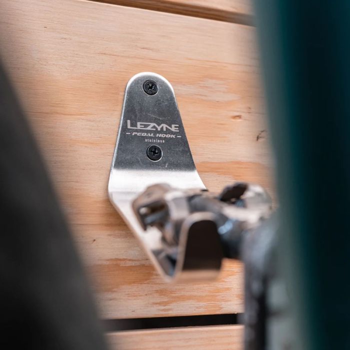 LEZYNE Stainless Pedal Hook Silver