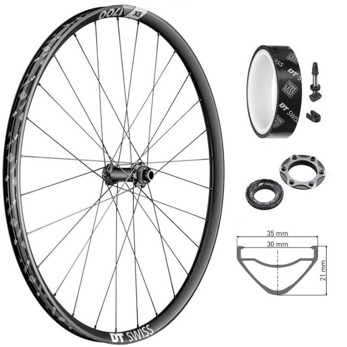 Front wheel DT Swiss EX1700 Spline Boost 29 "Centerlock 15x110mm