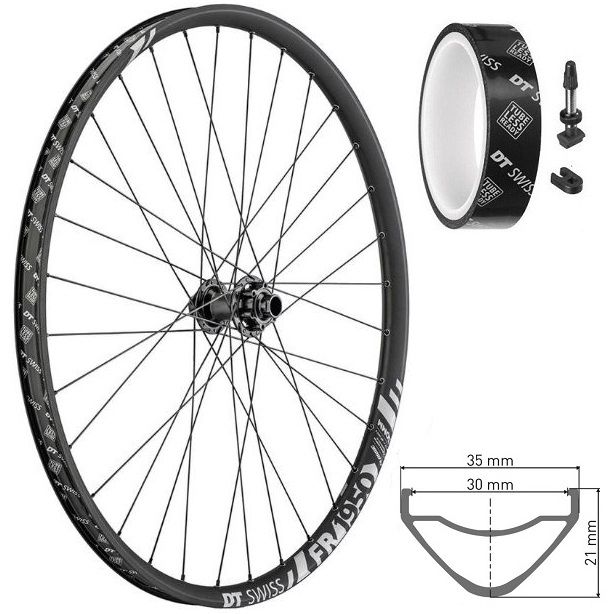 Front wheel DT Swiss FR1950 27.5 "6-Bolt 20x110mm