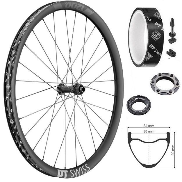 Front wheel DT Swiss XMC1200 Spline Boost 29 "Centerlock 15x110mm