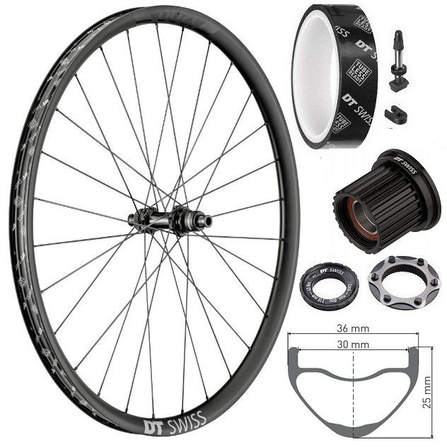 Rear wheel DT Swiss XRC 1200 Spline Boost 29 "Centerlock Sram XD 12x148mm