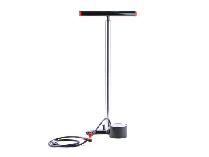 Outdoor high-pressure pump LEZYNE SHOP FLOOR DRIVE Silver