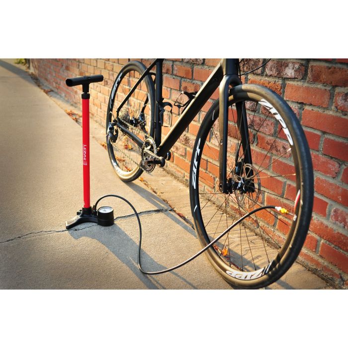 Velonasos with manometer Lezyne MACRO FLOOR DRIVE Black