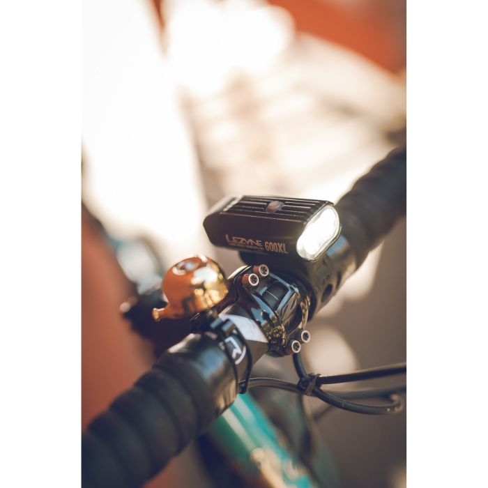 Lights front rear Lezyne MICRO DRIVE 600XL / STRIP PAIR Black