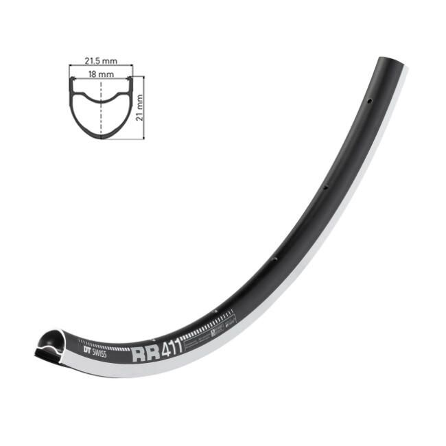 DT SWISS Rim RR411S 700x18 Rim Brake 28H RDRR41RPN28S011374