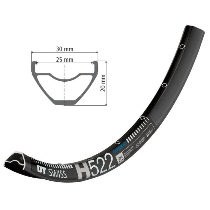 Rim DT SWISS H522 27.5 "28H