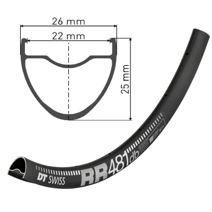 Rim DT SWISS RR481 27.5 "32H