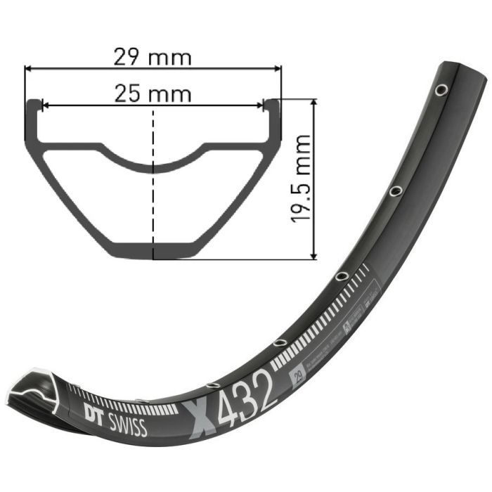 Rim DT SWISS X432 29 "28H