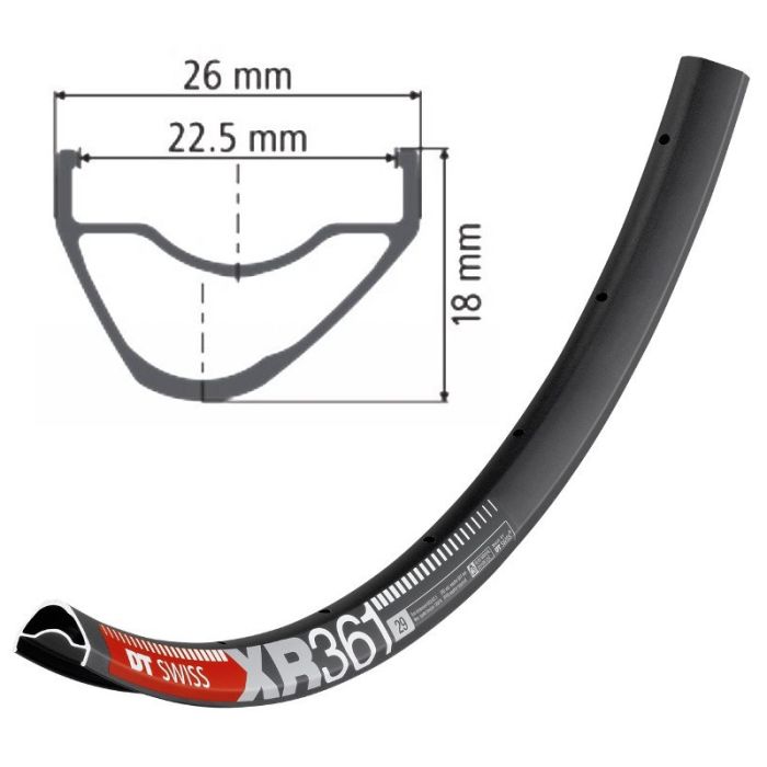 Rim DT SWISS XR361 27.5 "28H