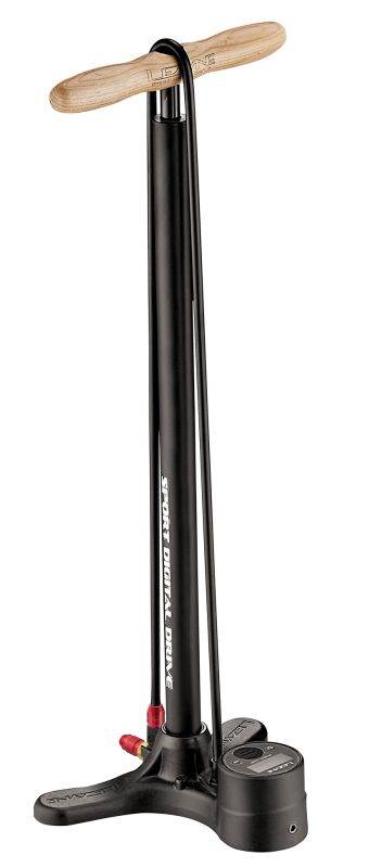 High Pressure Floor Pump LEZYNE SPORT DIGITAL DRIVE 2018 Black