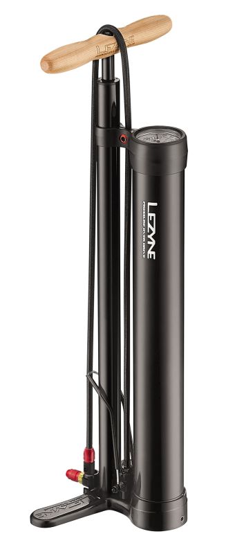 Floor pump with a storage stack LEZYNE PRESSURE OVER DRIVE 2018 Black