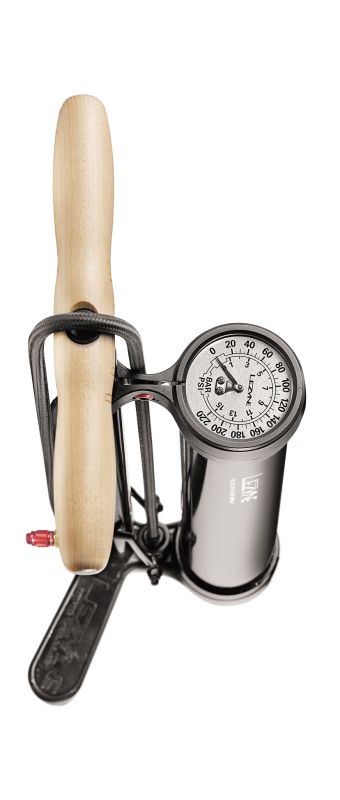 Floor pump with a storage stack LEZYNE PRESSURE OVER DRIVE 2018 Black