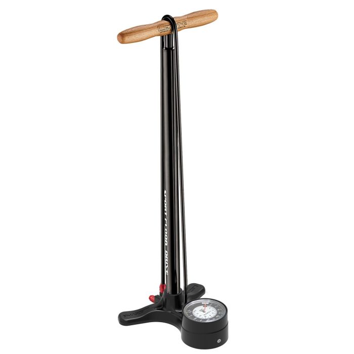 Floor Pump Lezyne SPORT FLOOR DRIVE 220psi ABS-1 PRO CHUCK 3.5 GAUGE Black