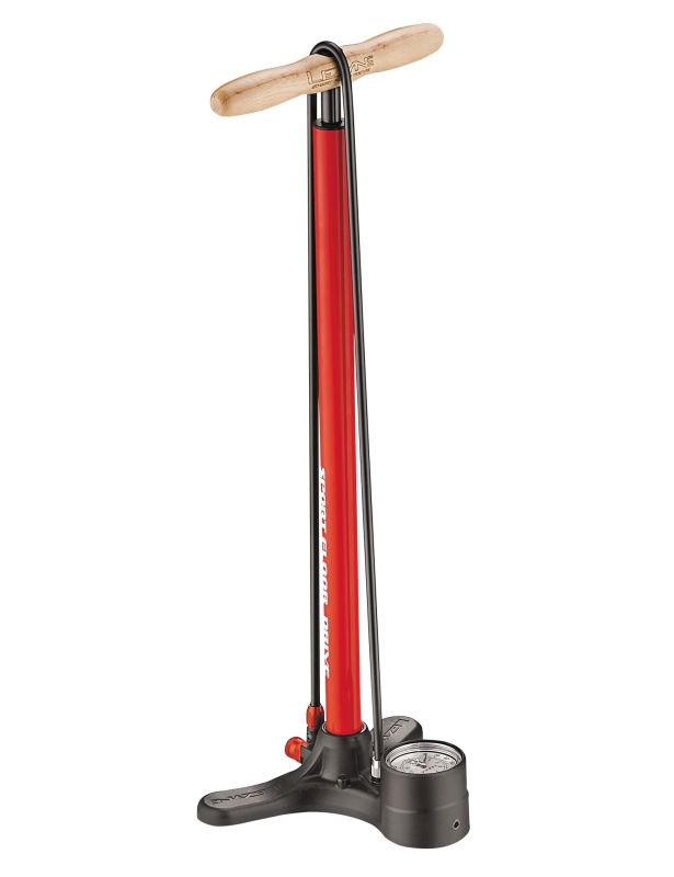 Floor Pump Lezyne SPORT FLOOR DRIVE FIRE manometer red