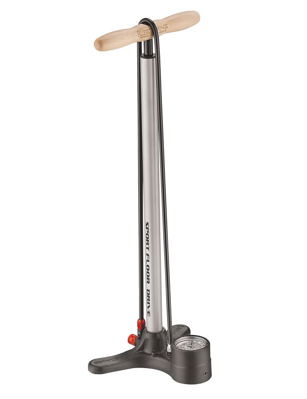 Floor Pump Lezyne SPORT FLOOR DRIVE METALLIC SLV silver