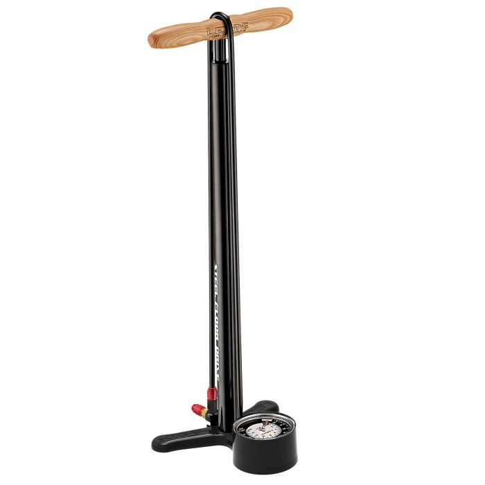 RUNAME Floor Pump STEEL FLOOR DRIVE Black 220psi, ALLOY / STEEL DESIGN, WOOD HANDLE, NYLON, ABS-1 PRO CHUCK, 3.5 GAUGE