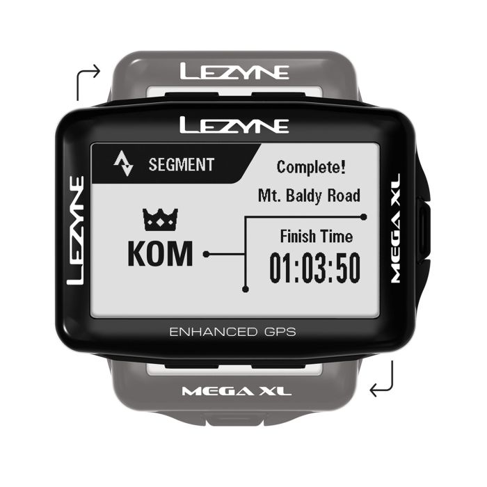 Bike Computer LEZYNE MEGA XL GPS Black