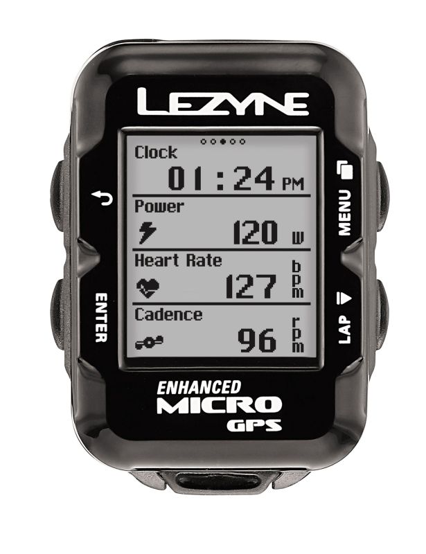 LEZYNE Micro GPS HR LOADED + Heart Rate Monitor Black