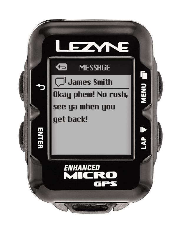 LEZYNE Micro GPS HR LOADED + Heart Rate Monitor Black