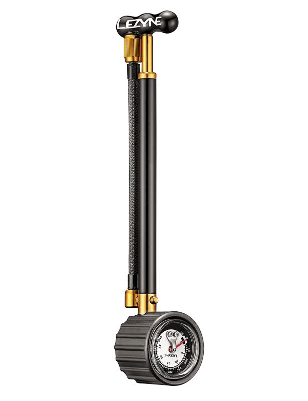 High-pressure pump Lezyne SHOCK DRIVE black-gold