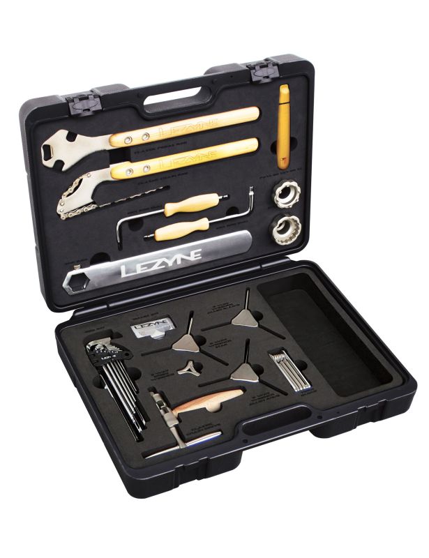 Set of bike tools LEZYNE PORT A SHOP PRO in a case