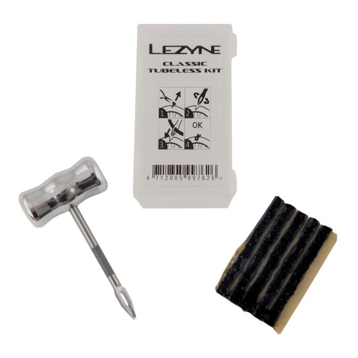 Remnabor for tubeless tires LEZYNE CLASSIC TUBELESS KIT Clear