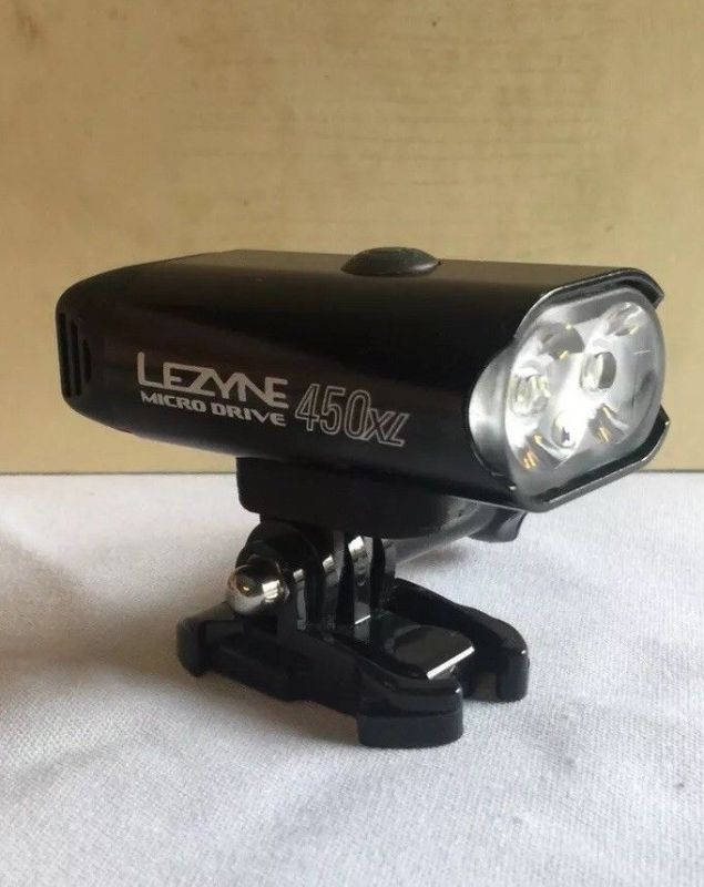 Adapter cycling Lezyne lantern on mount GoPRO