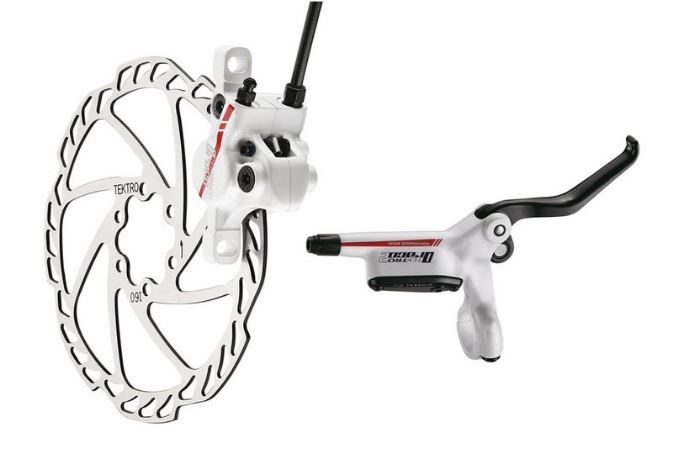 Disc brake hydraulic Tektro Draco 2-F-180 White